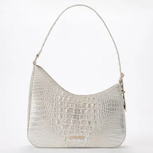 Brahmin Handbags - NWT Brahmin Abbot Melbourne Leather Shoulder Bag in Ivory Dream
